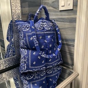 Bandana puffer tote